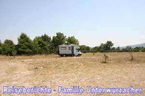 Nationalpark Krka - Parkplatz