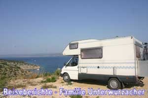 Aussicht auf den Campingplatz Konobe in Punat